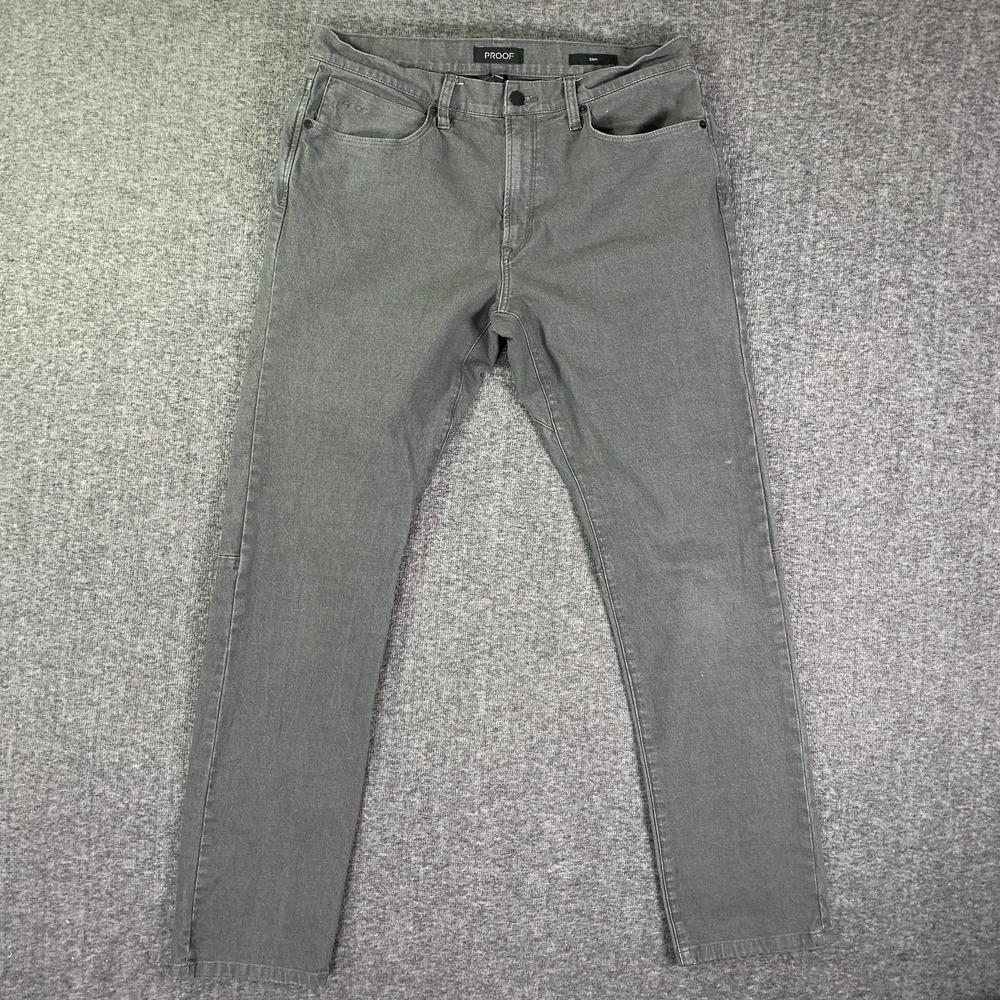 Proof Rover Pants Men 33x31 Slim Fit Gray Huckberry Modern